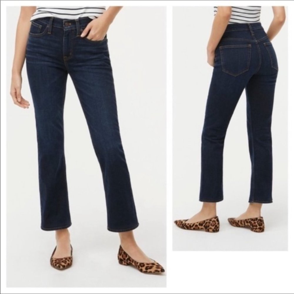 J. Crew mercantile 26 high rise jeans crop flare